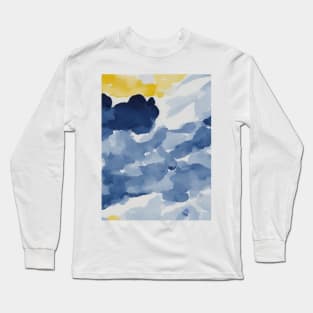 Chromatic Botanic Abstraction #7 Long Sleeve T-Shirt